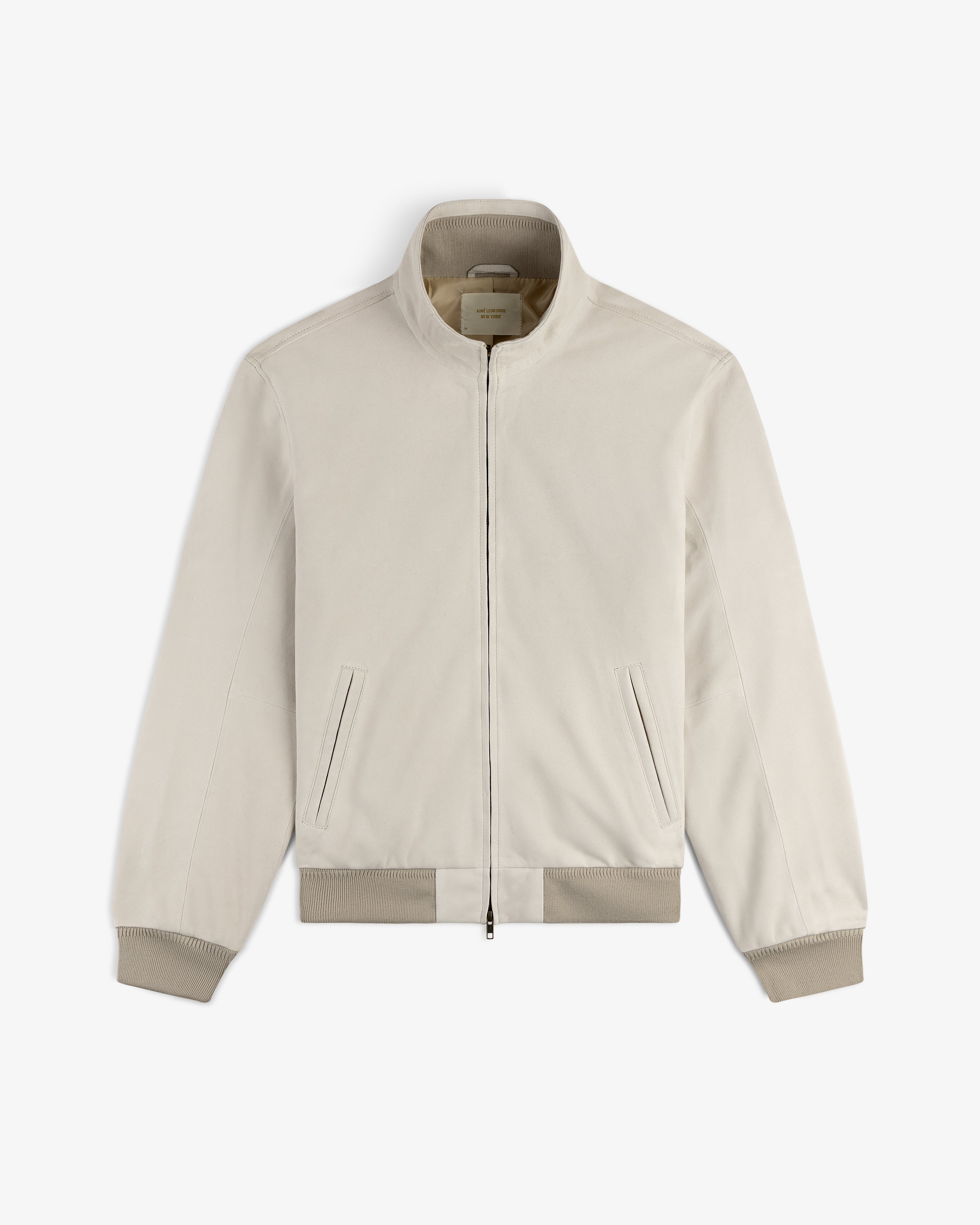 Suede Track Jacket