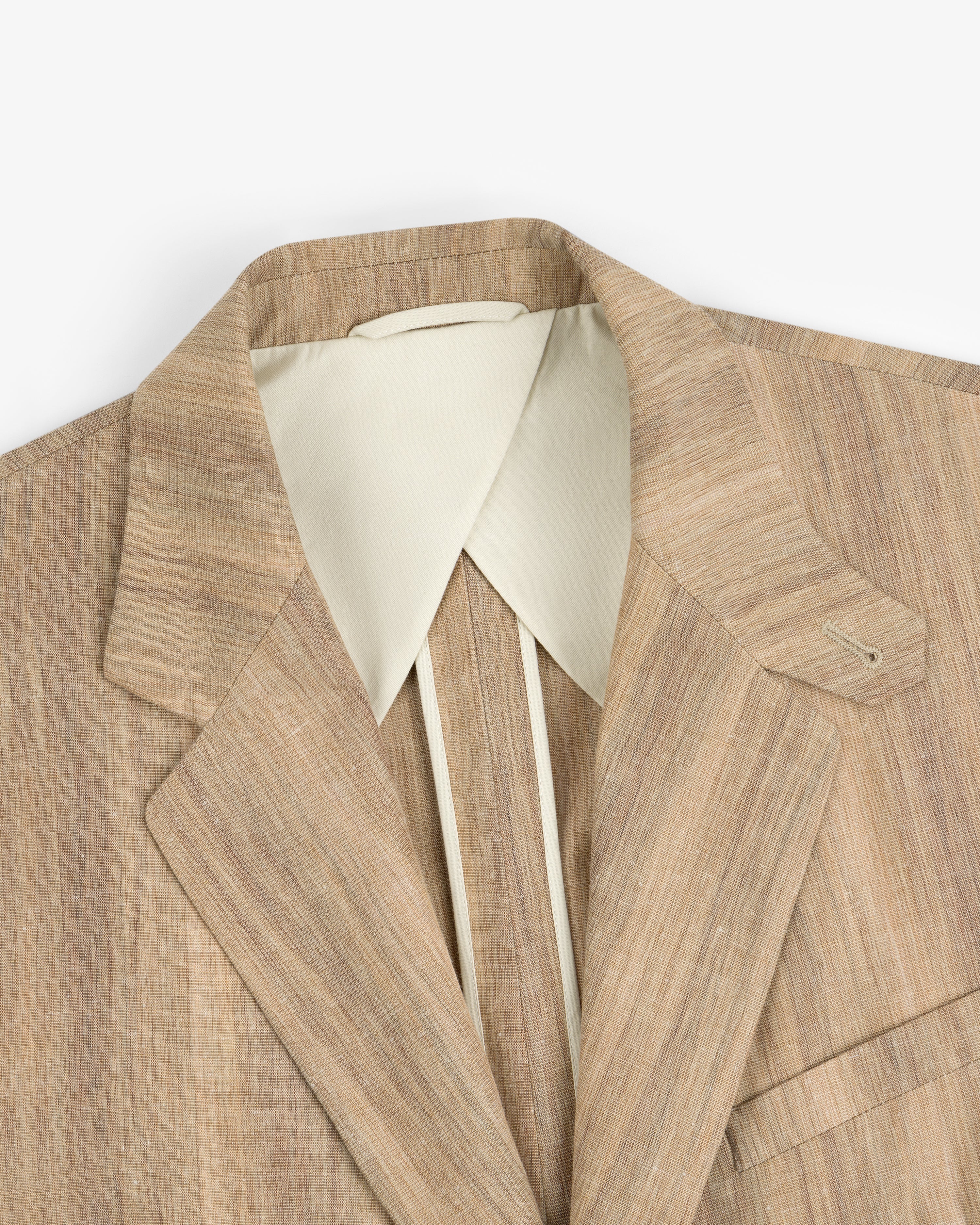 Single-Breasted Safari Suit Jacket