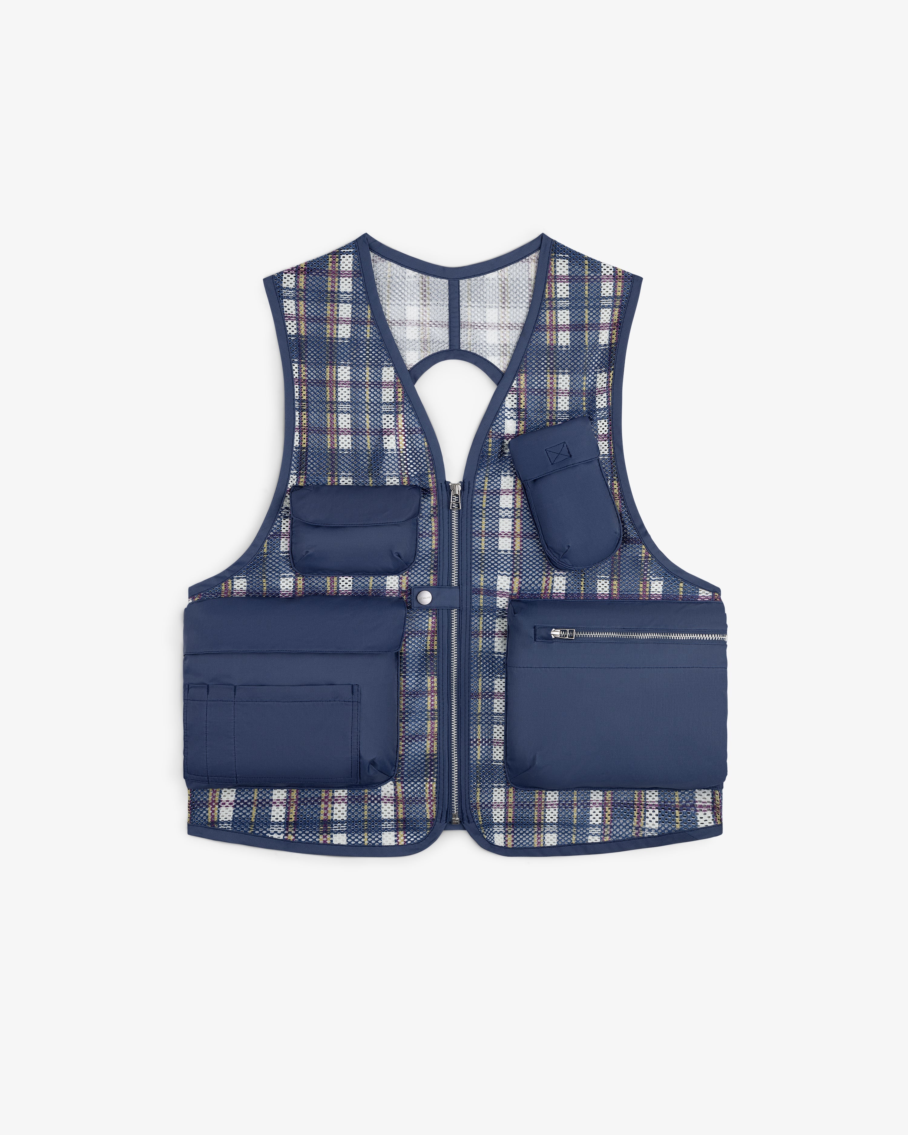 Nylon Madras Utility Vest