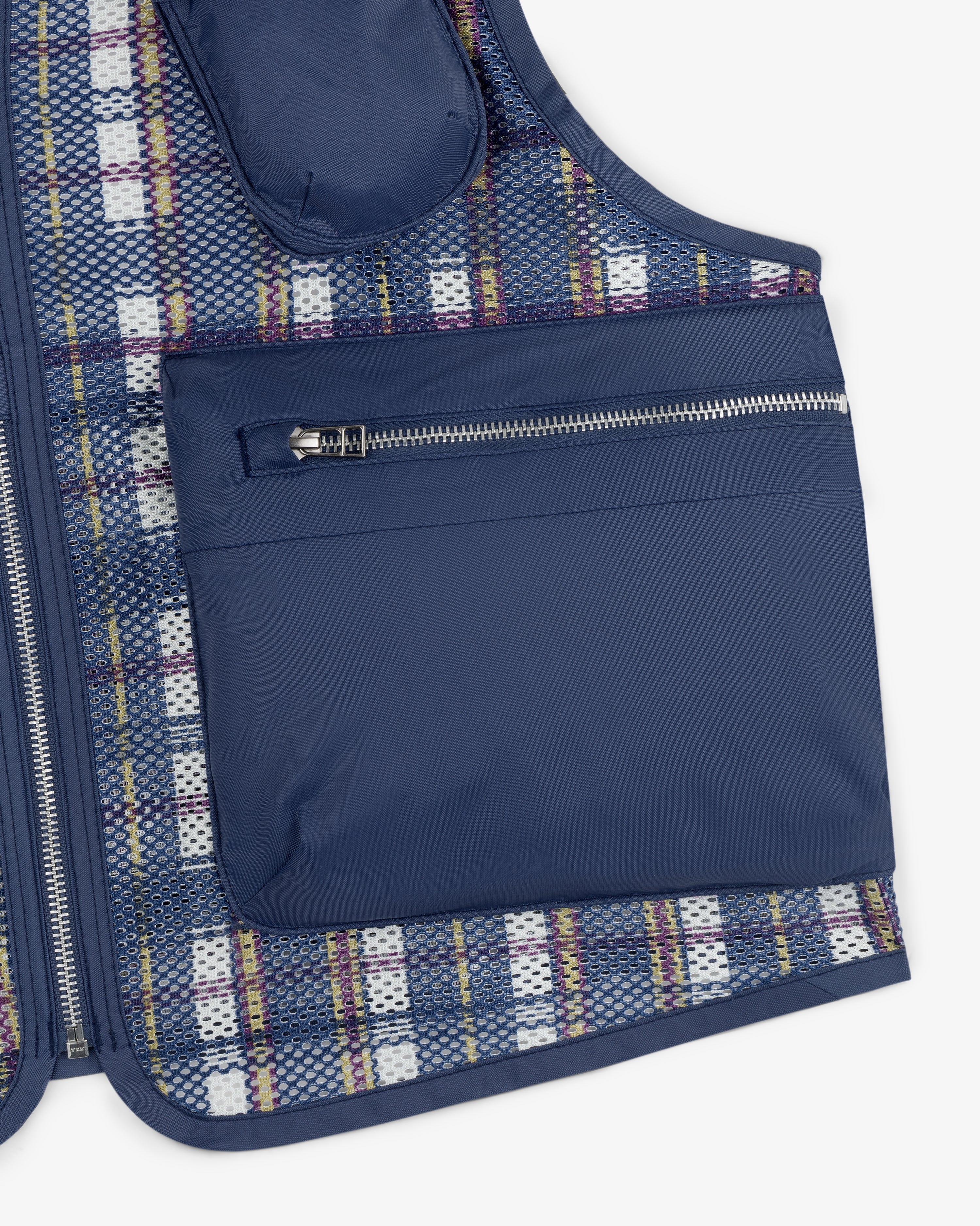 Nylon Madras Utility Vest