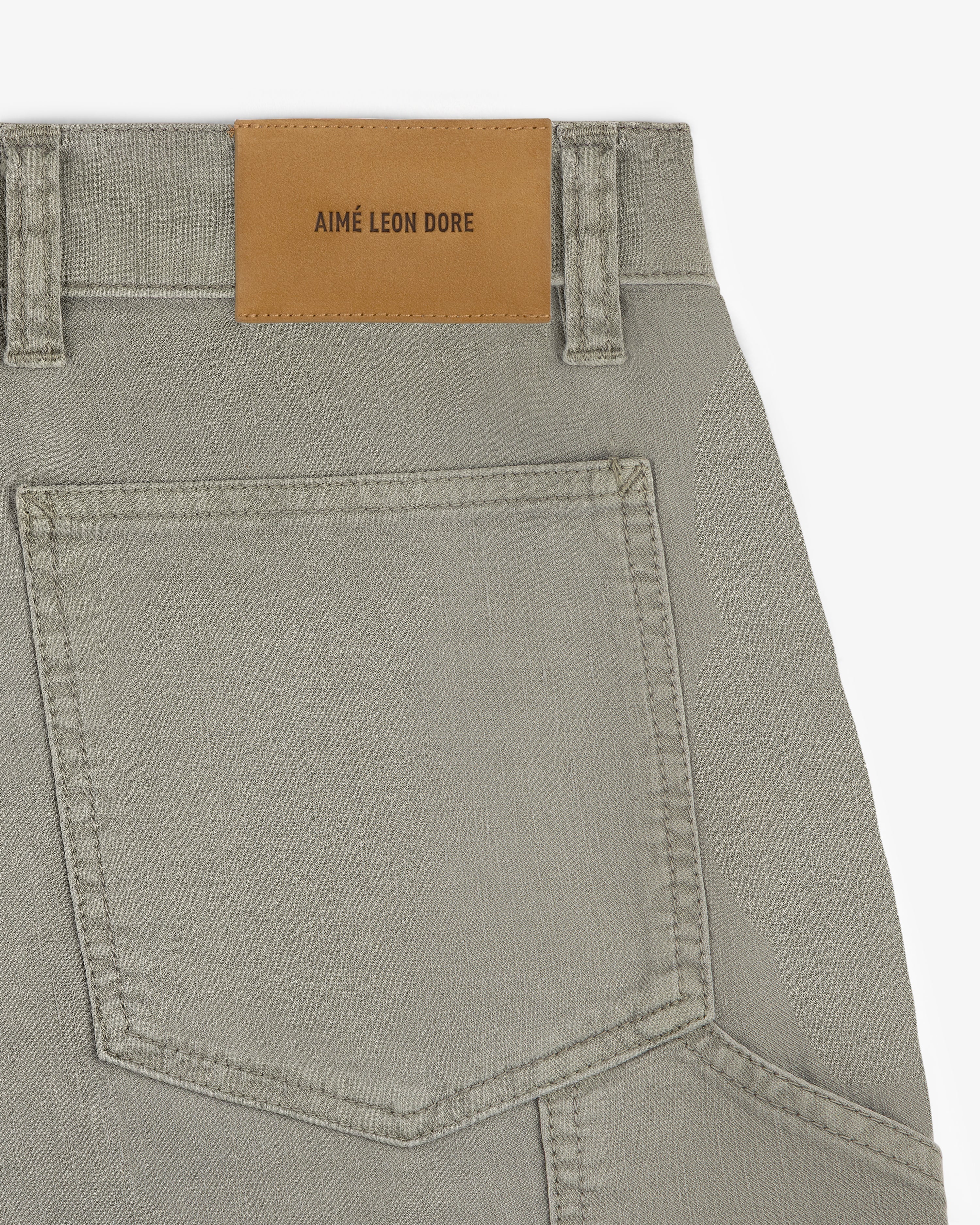 Linen Blend Carpenter Pant