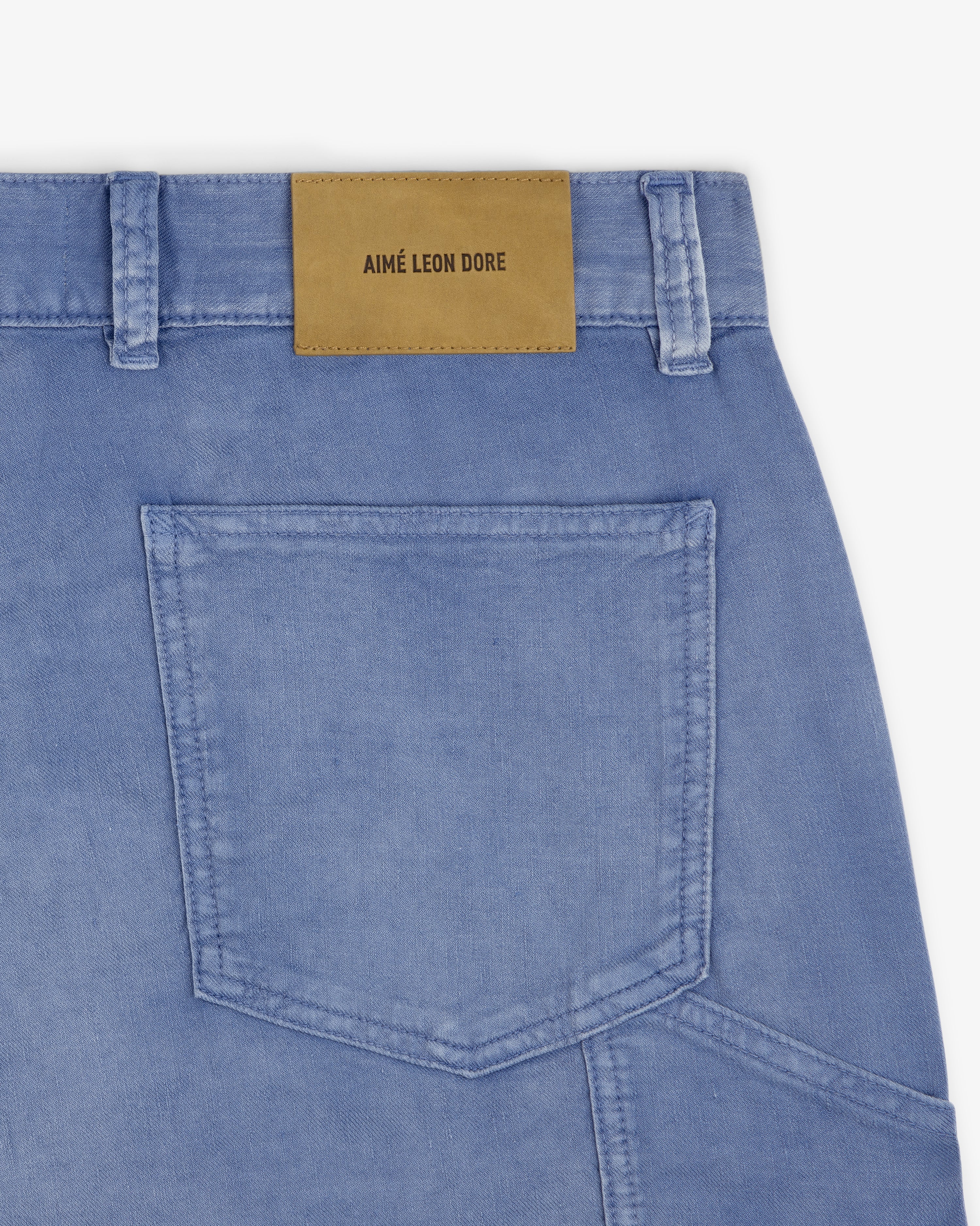 Linen Blend Carpenter Pant