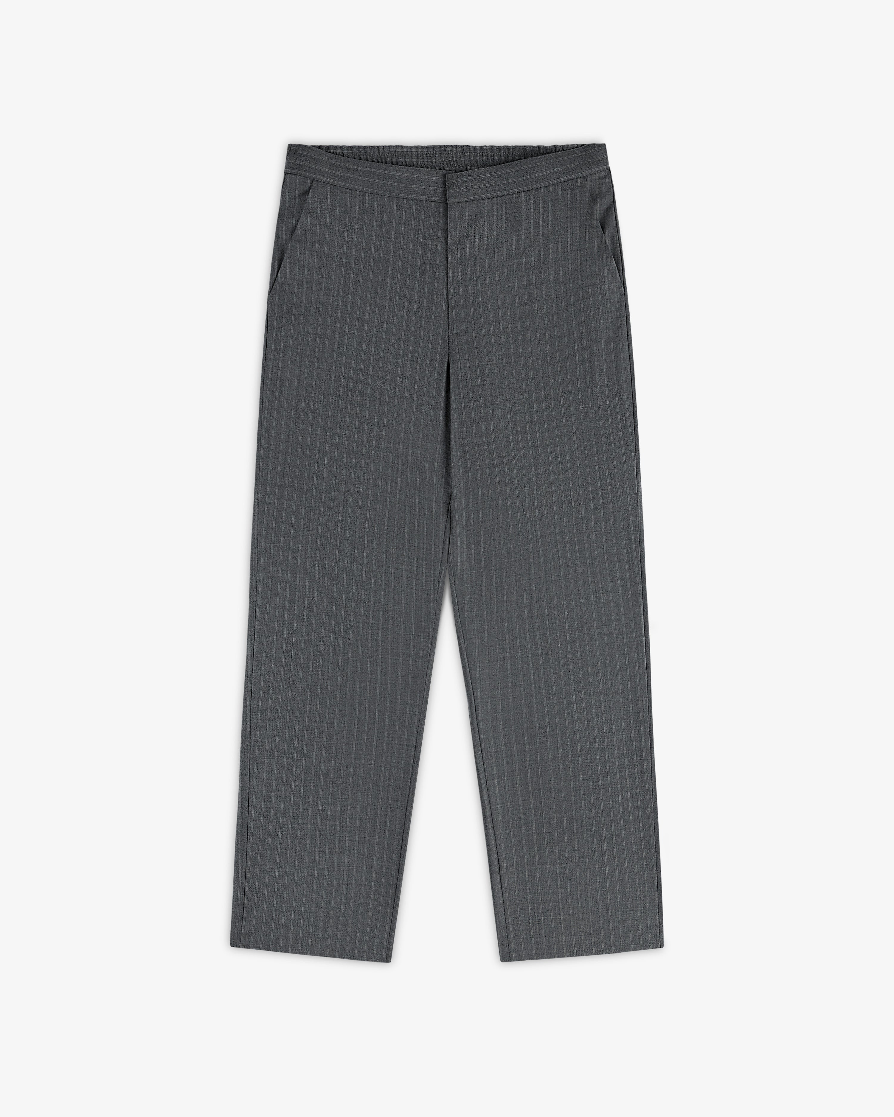 Pinstripe Elasticated Waist Trouser