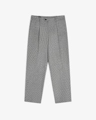 Houndstooth Pleated Trouser