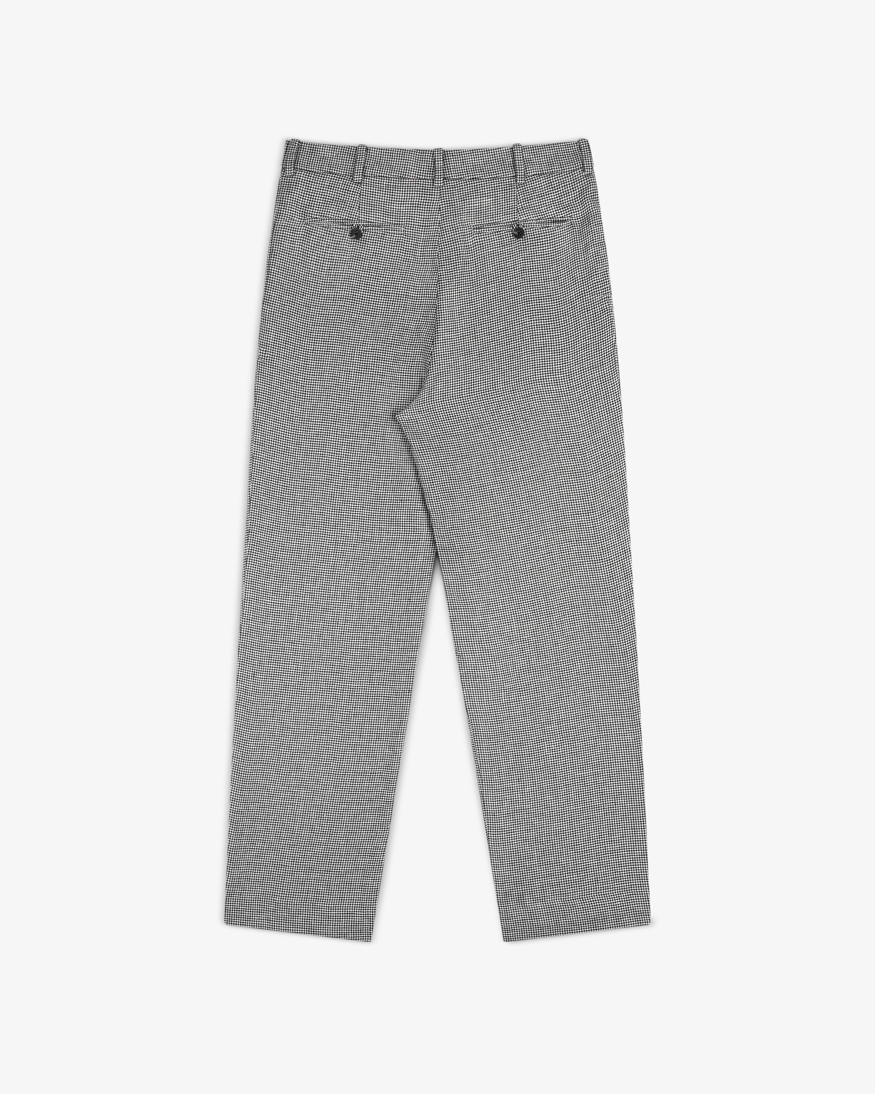 Houndstooth Pleated Trouser
