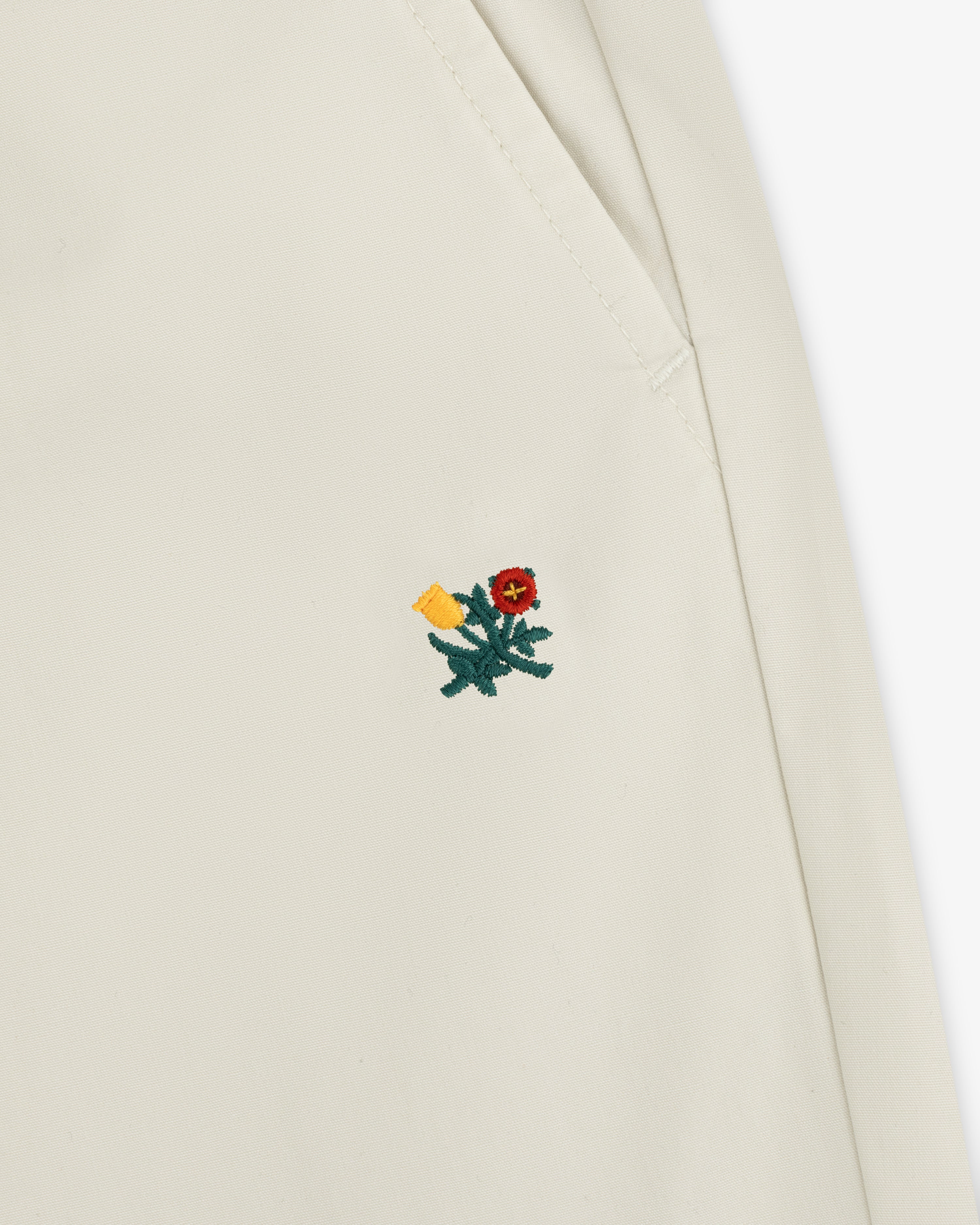 Washed Cotton Windbreaker Pant