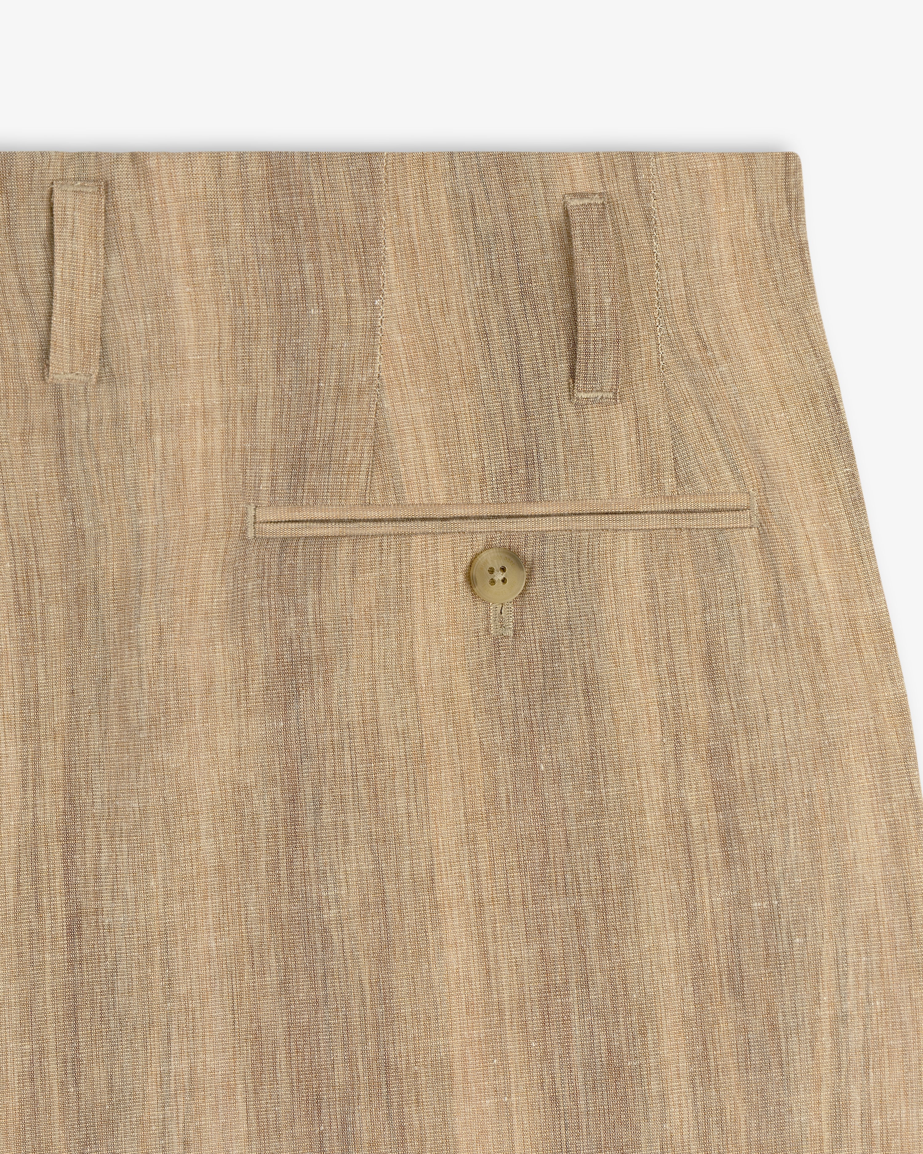 Double Pleated Safari Suit Trouser