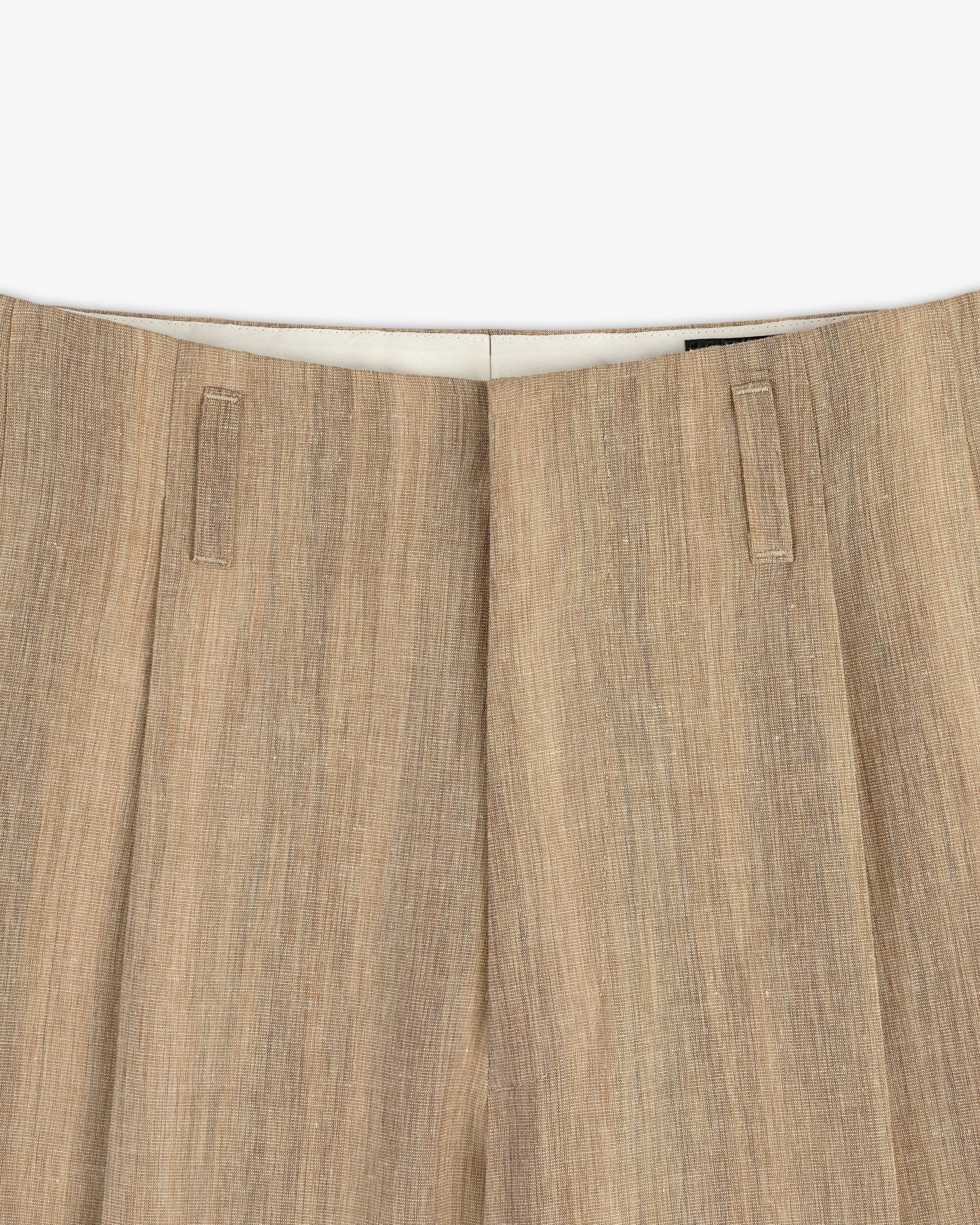 Double Pleated Safari Suit Trouser