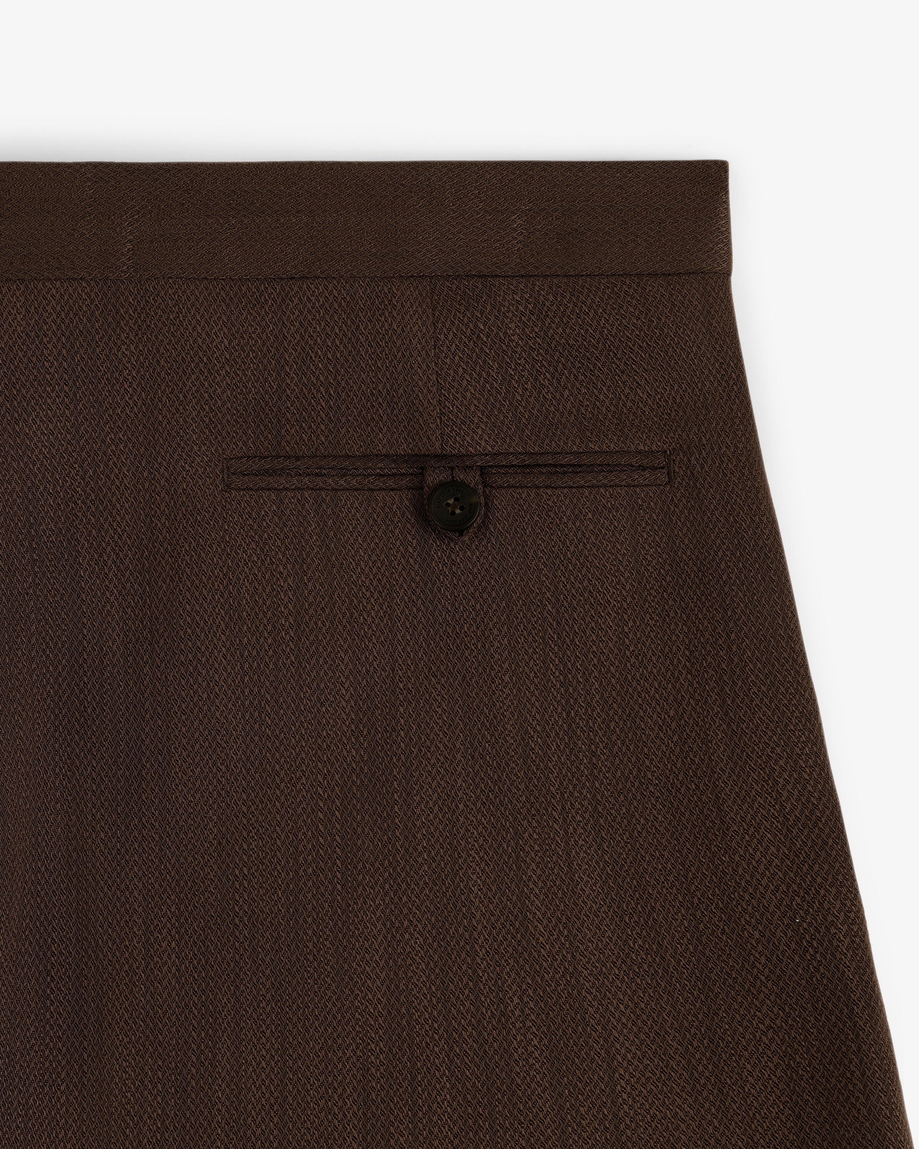 Linen Blend Suit Trouser