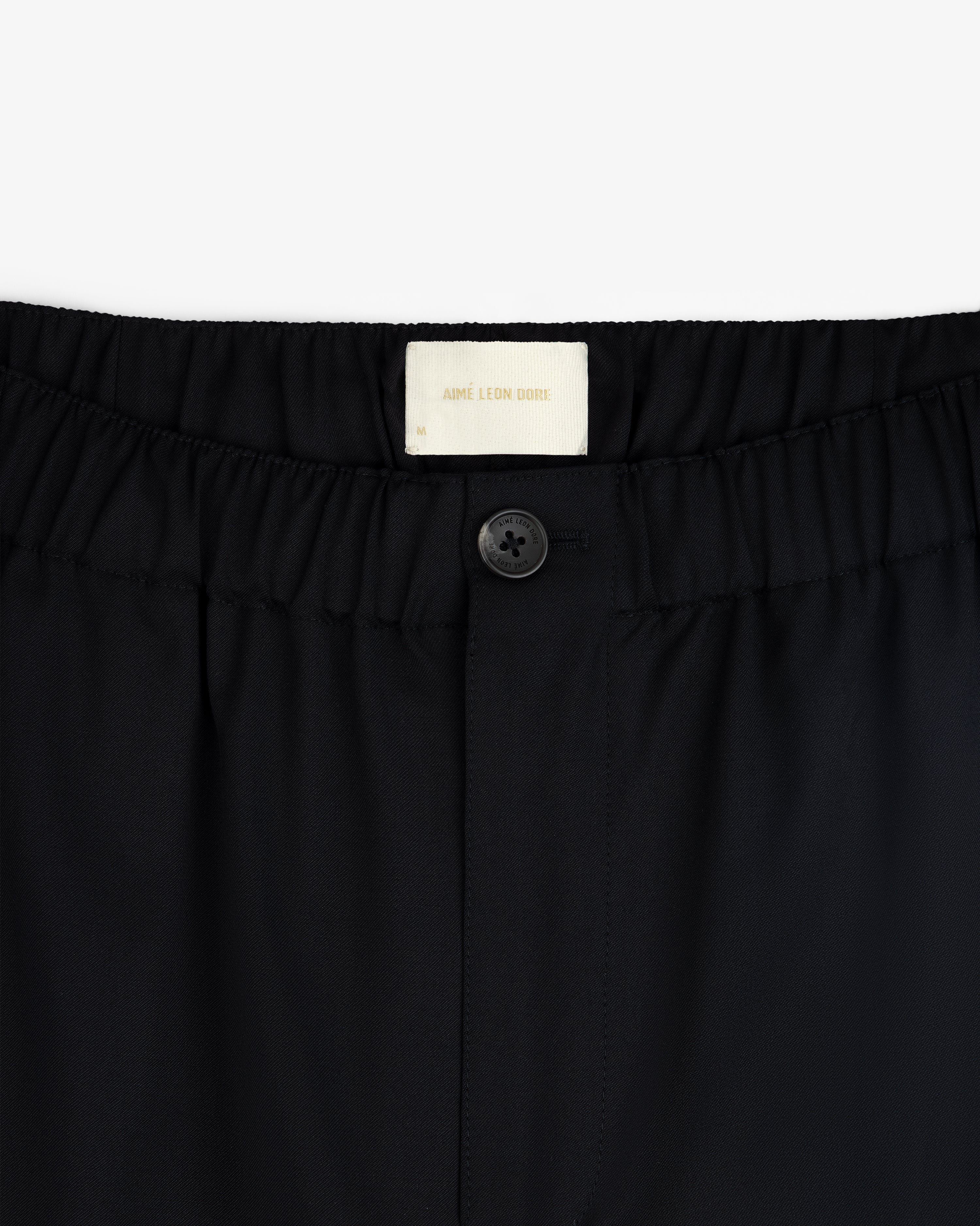 Elasticated Waist Gabardine Trouser