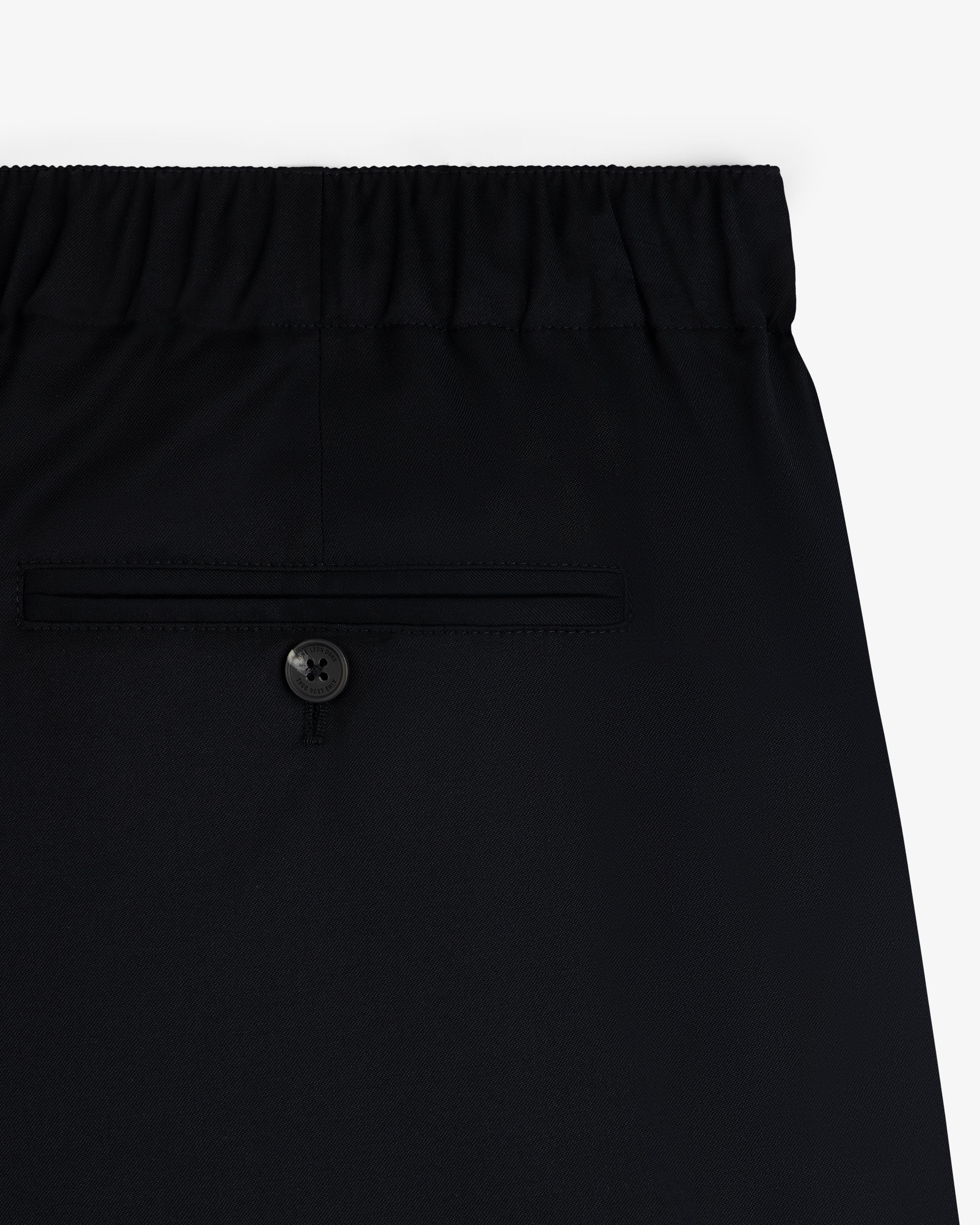 Elasticated Waist Gabardine Trouser