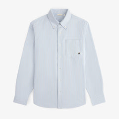 Yarn Dyed Striped Crest Shirt