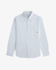Yarn Dyed Striped Crest Shirt