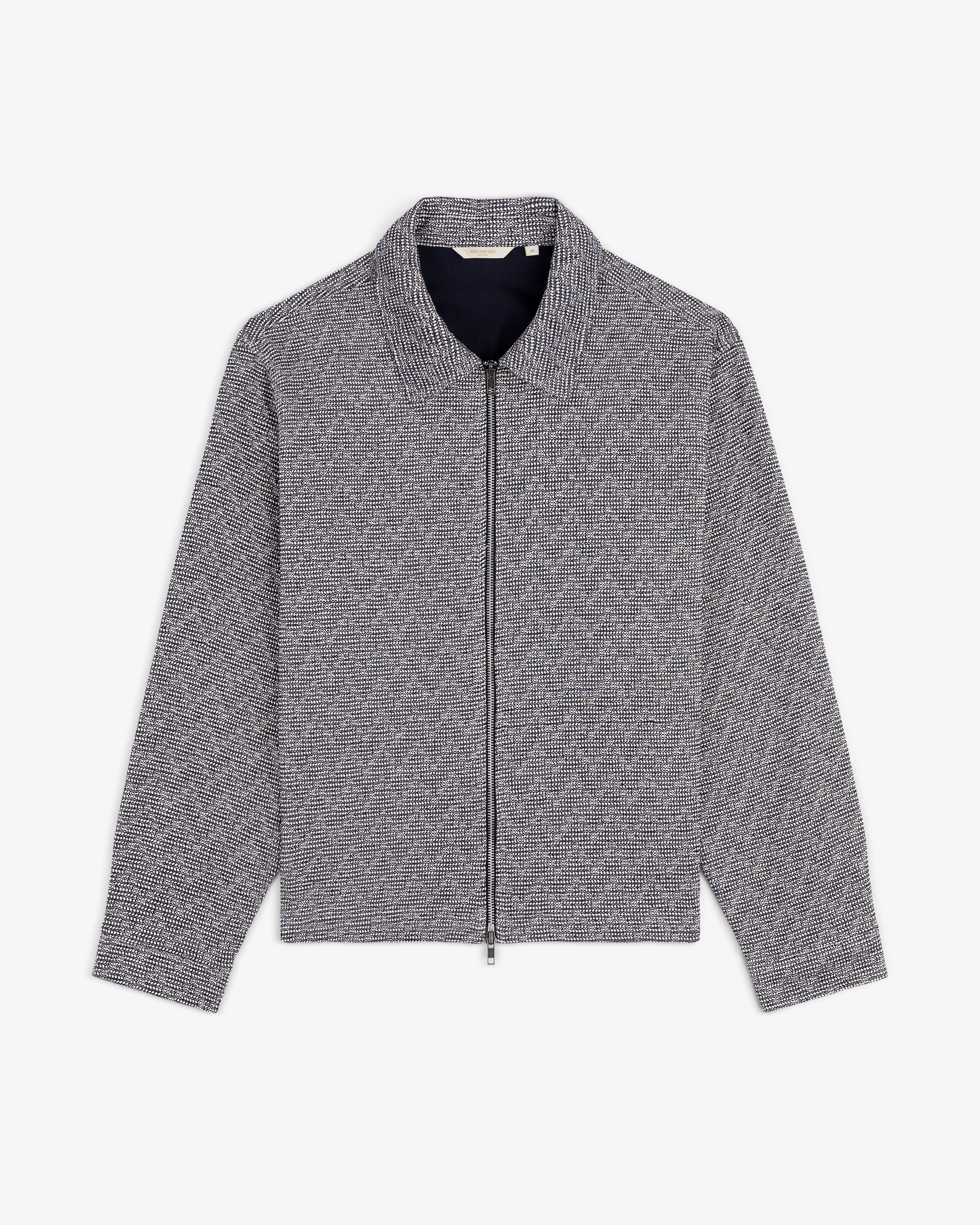 Textured Zip Shirt