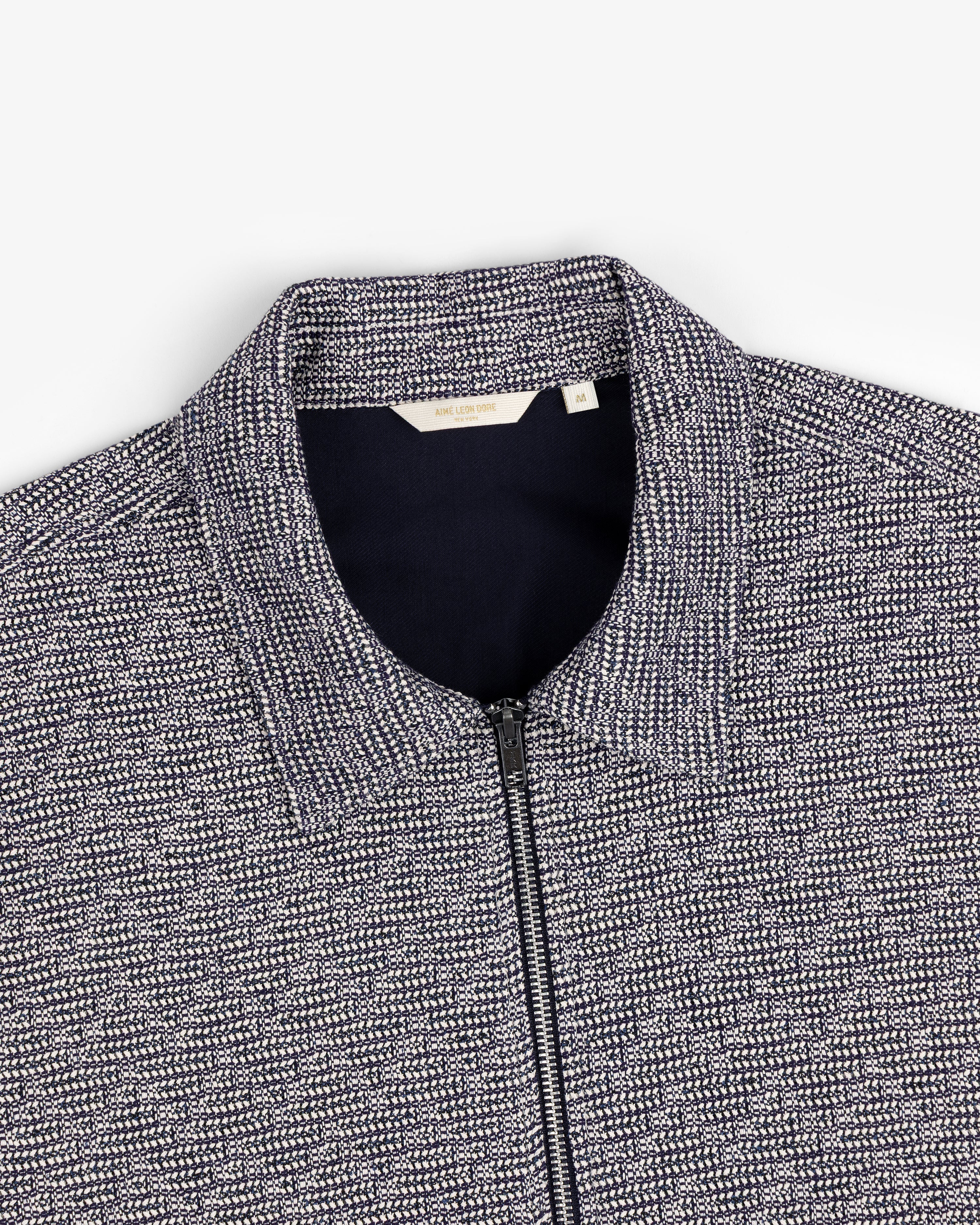 Textured Zip Shirt