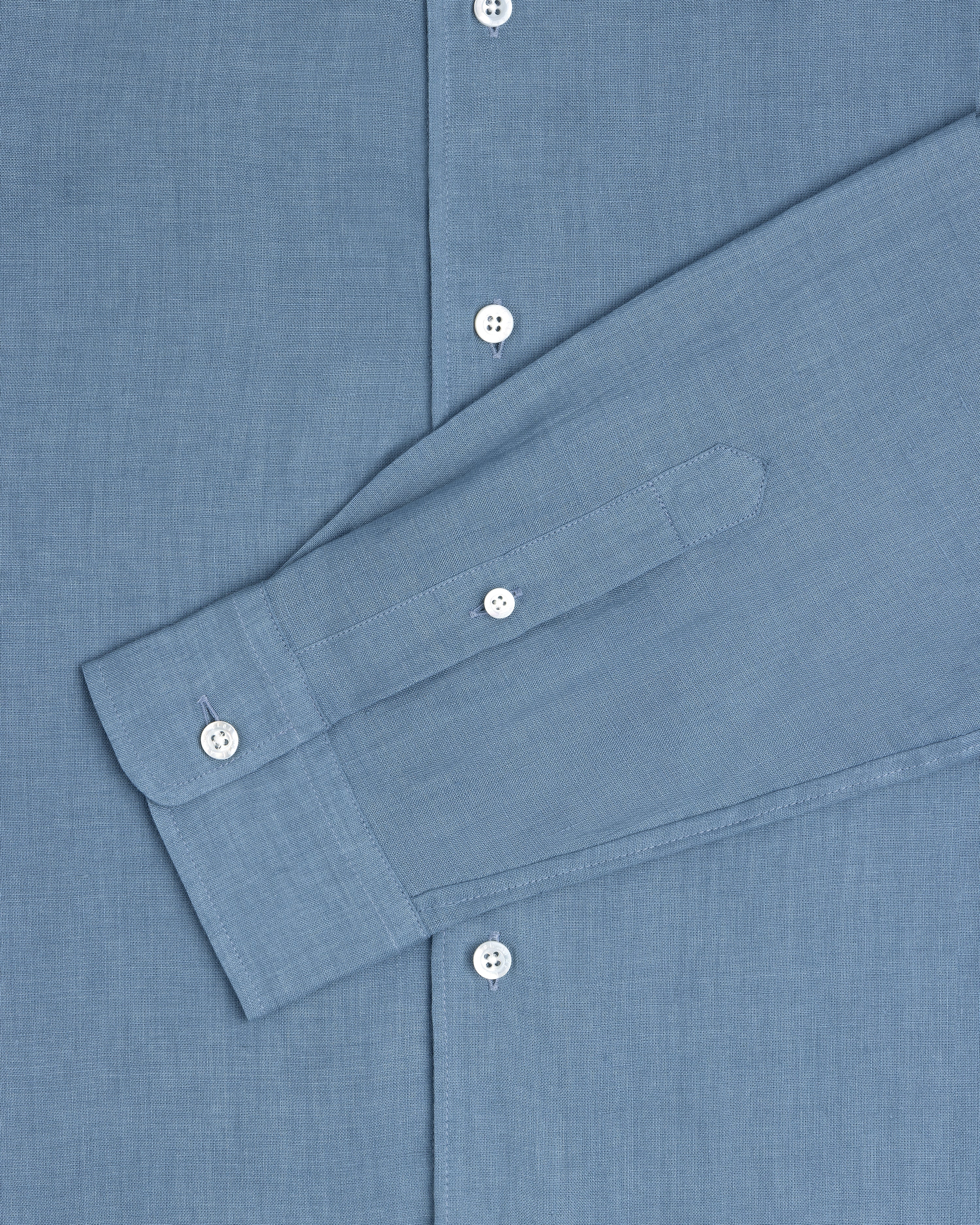 Long-Sleeve Linen Shirt
