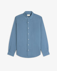 Long-Sleeve Linen Shirt