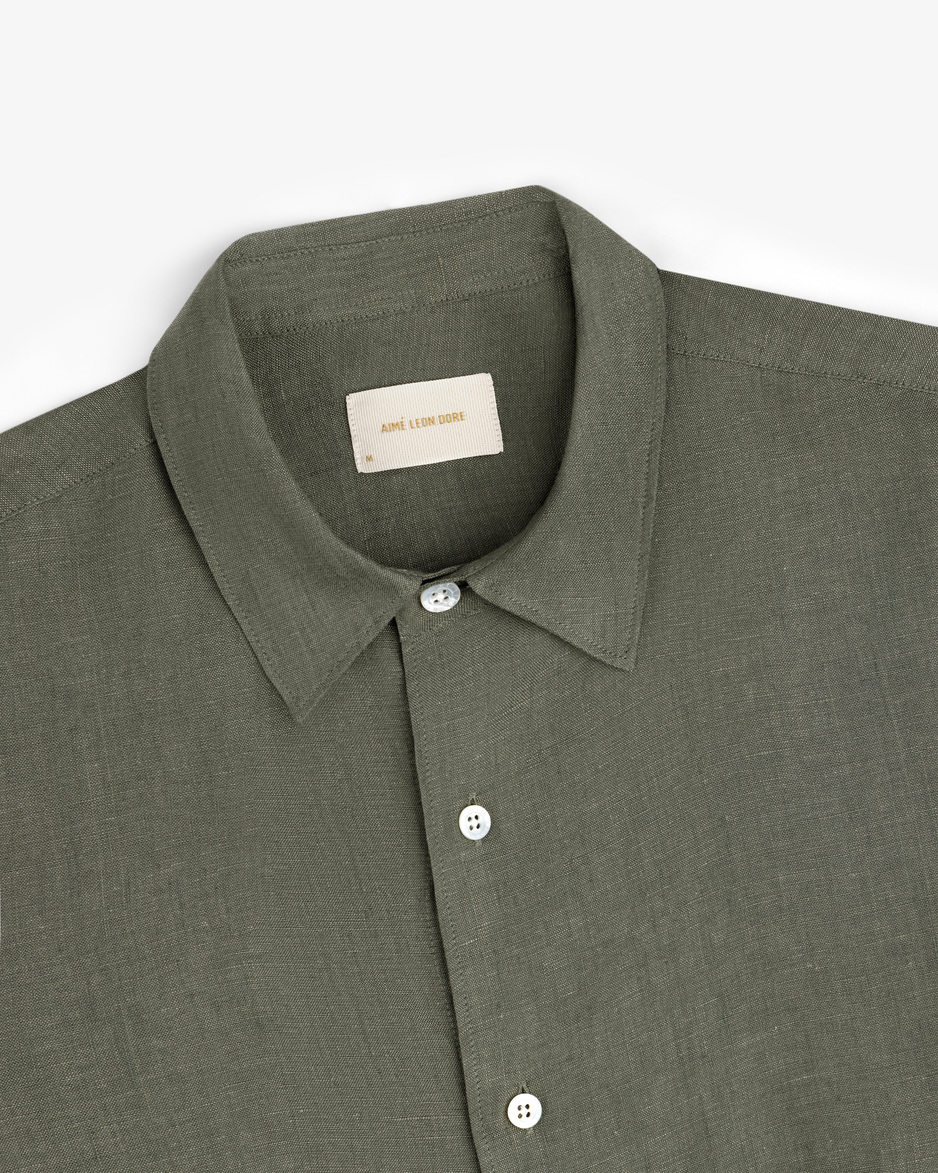 Long-Sleeve Linen Shirt