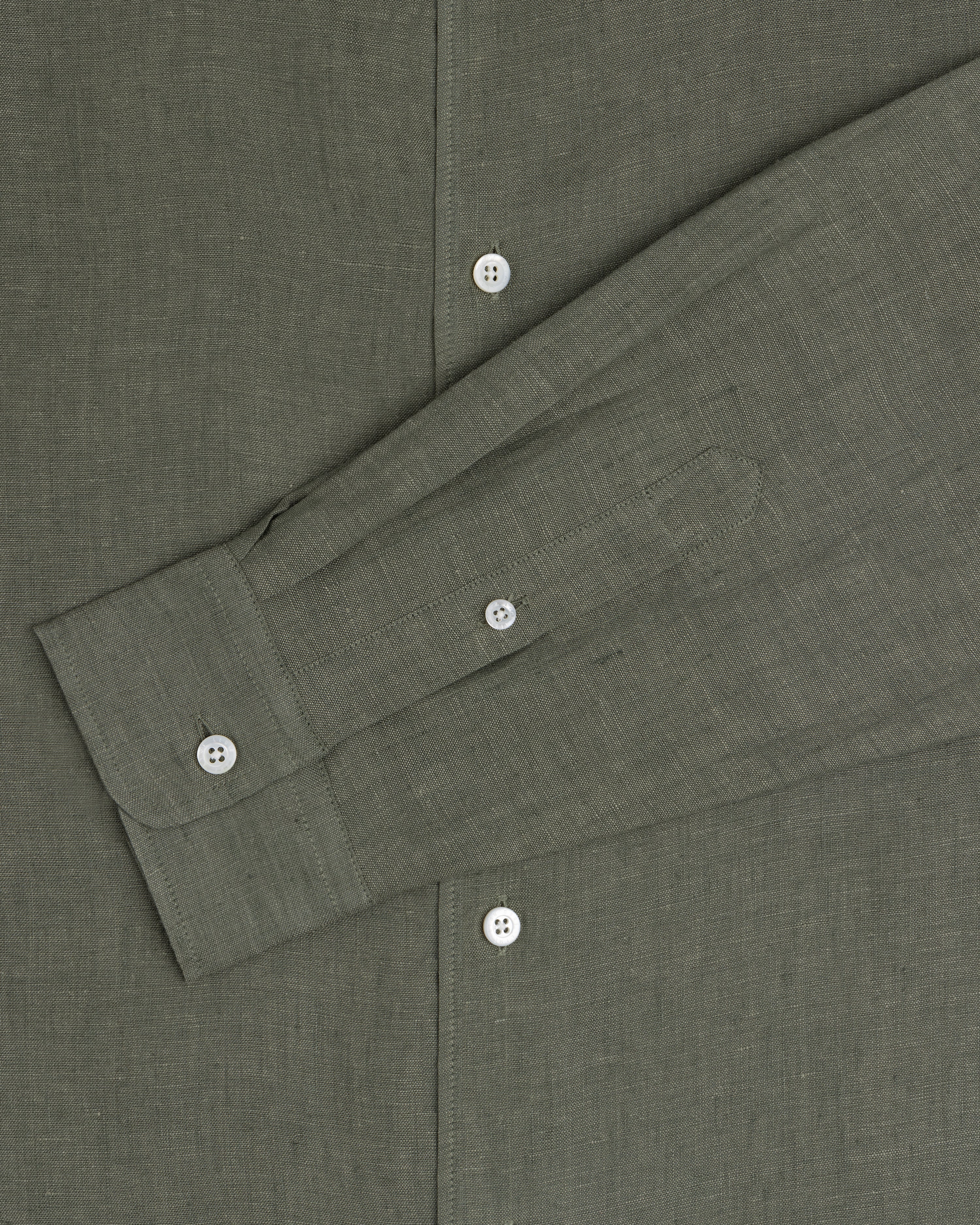 Long-Sleeve Linen Shirt