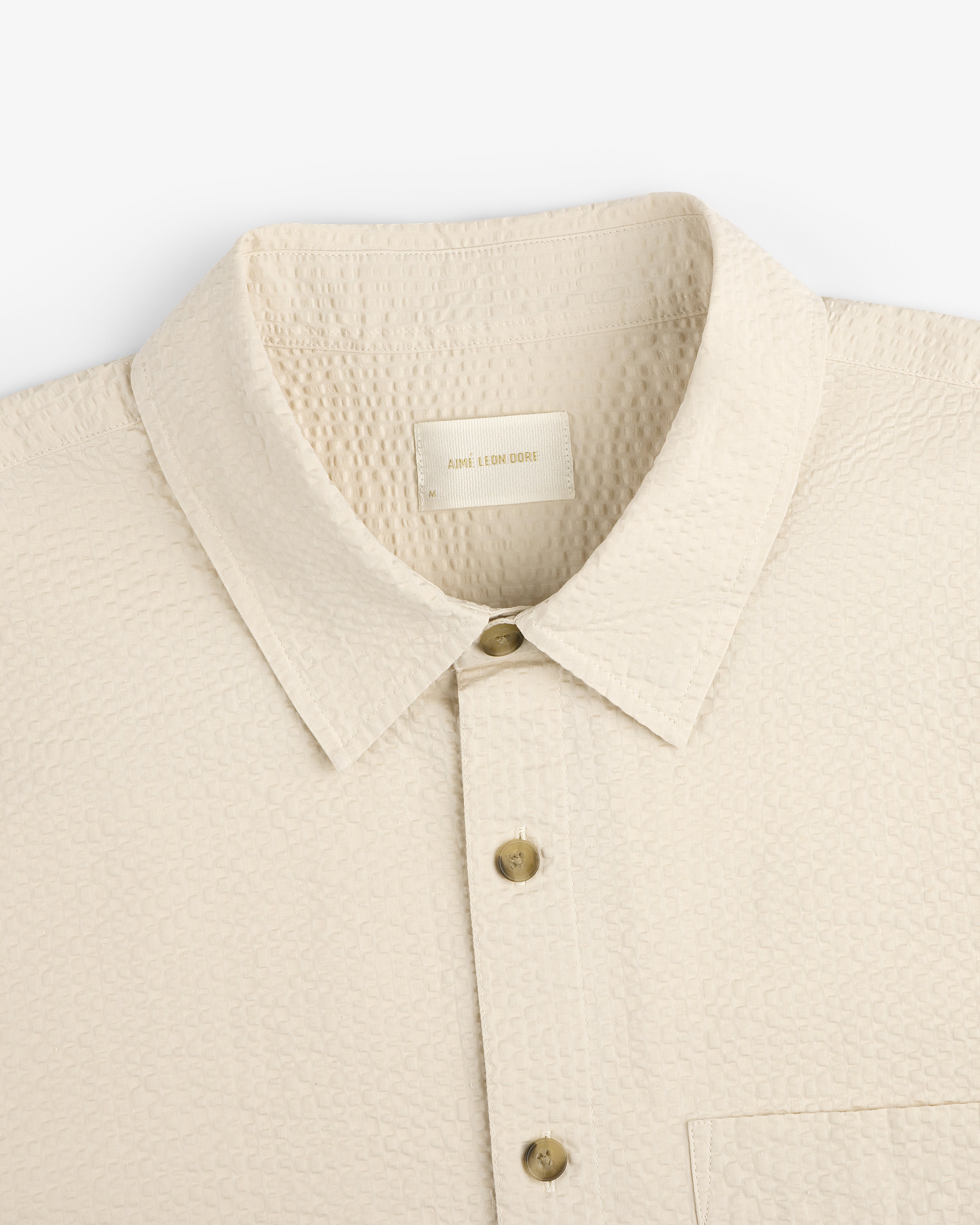 Short-Sleeve Seersucker Shirt