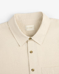Short-Sleeve Seersucker Shirt