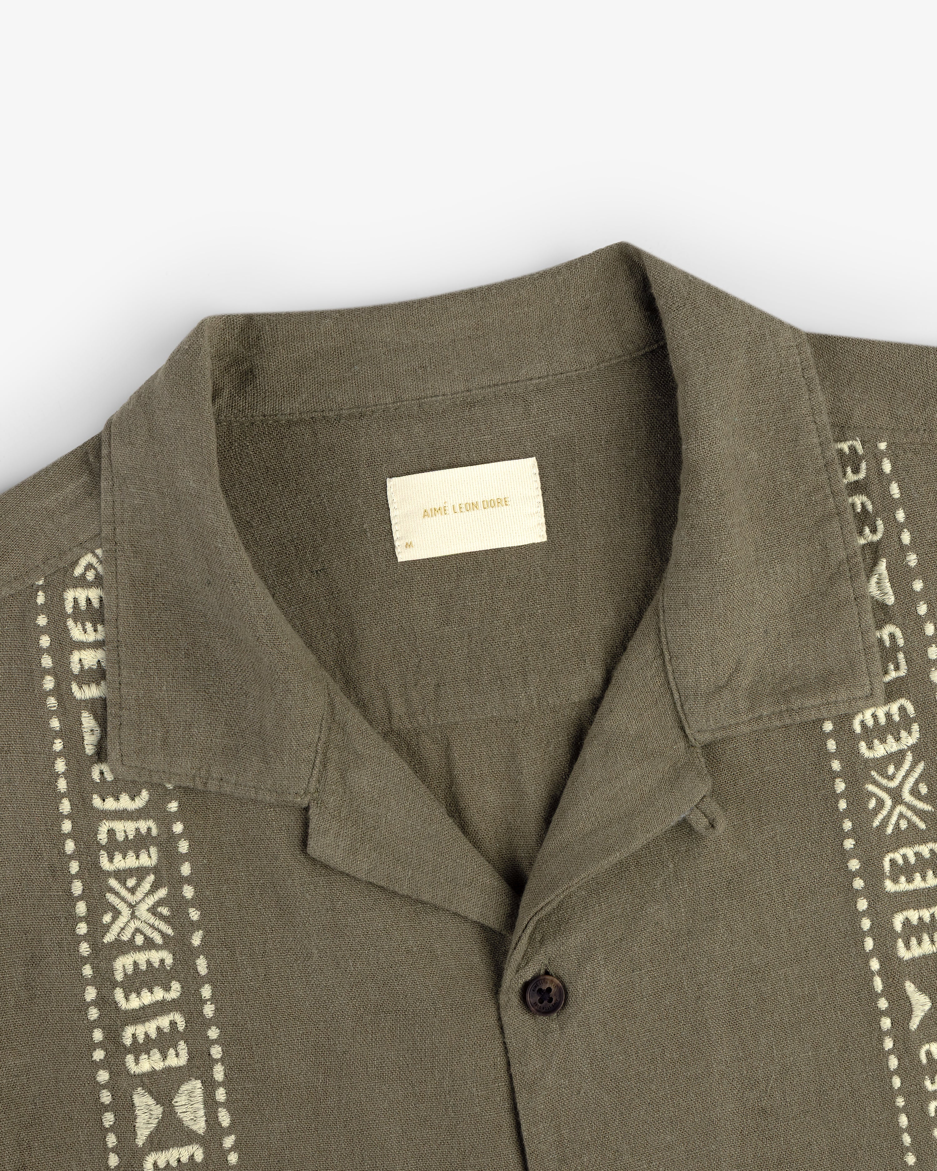 Linen Blend Leisure Shirt
