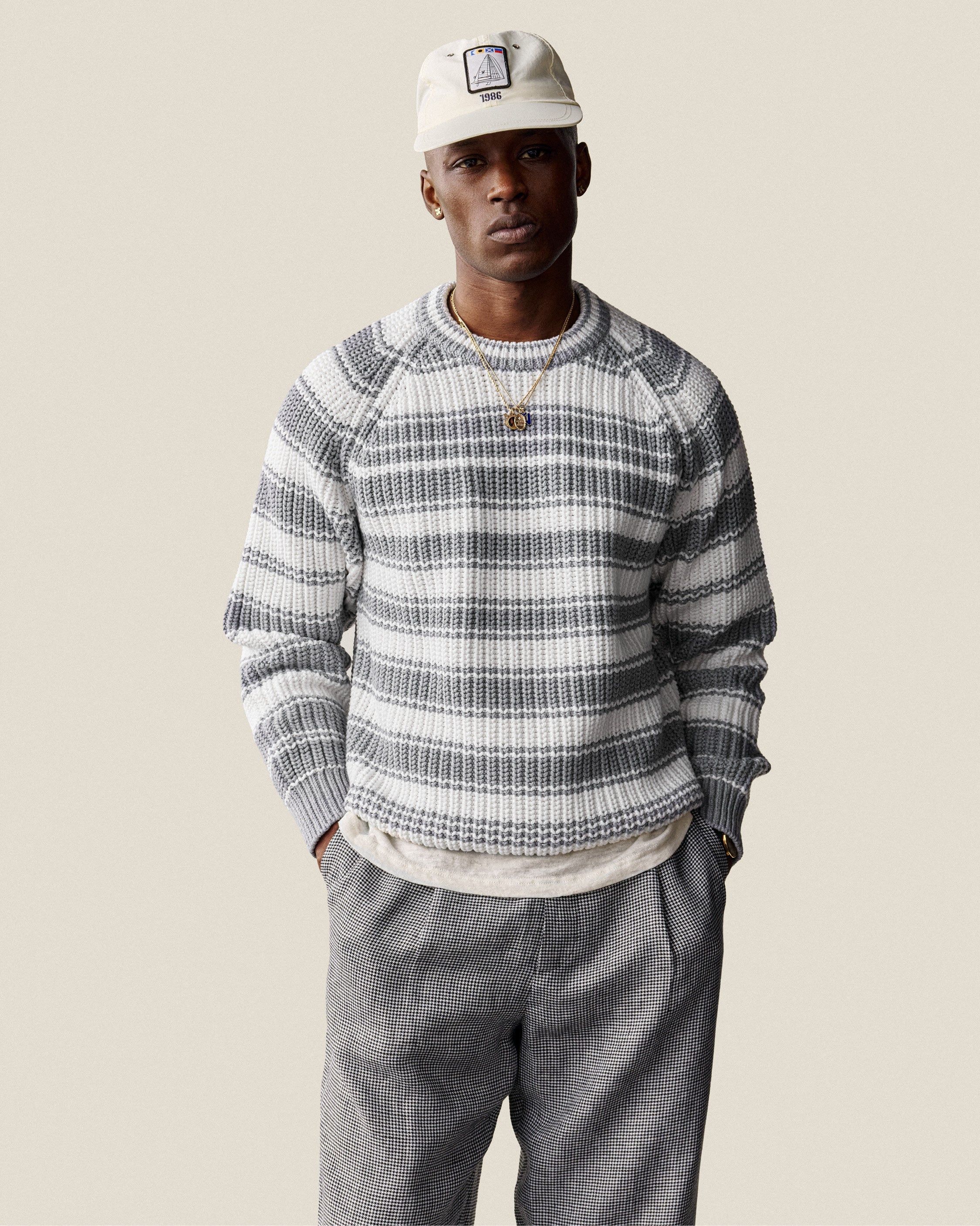 Striped Crewneck Sweater