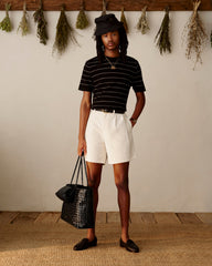 Woven Leather Tote Bag