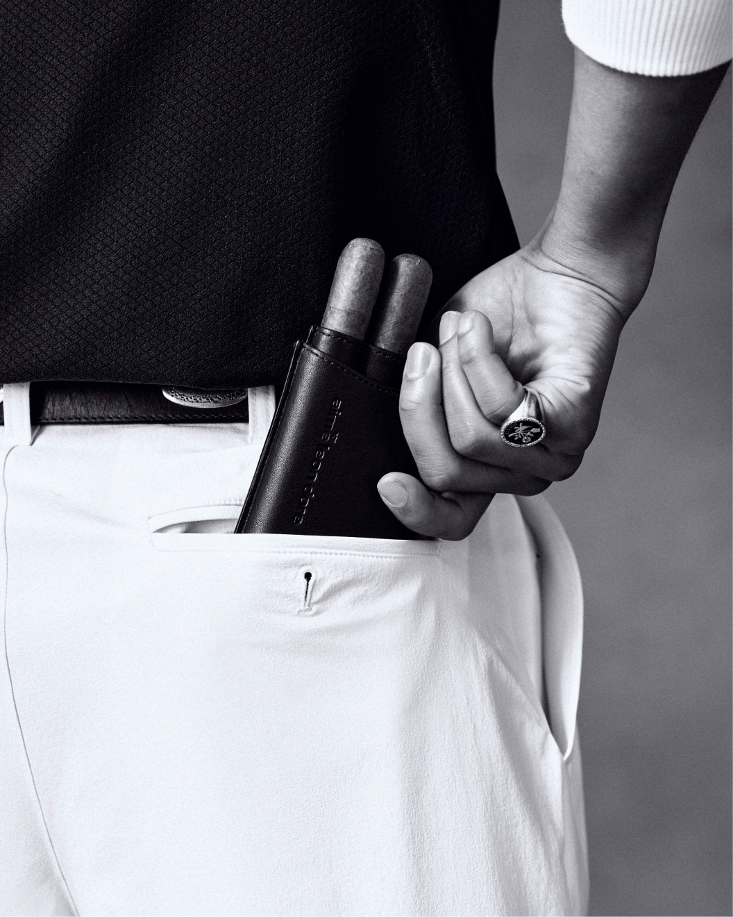 ALD Golf Leather Cigar Case