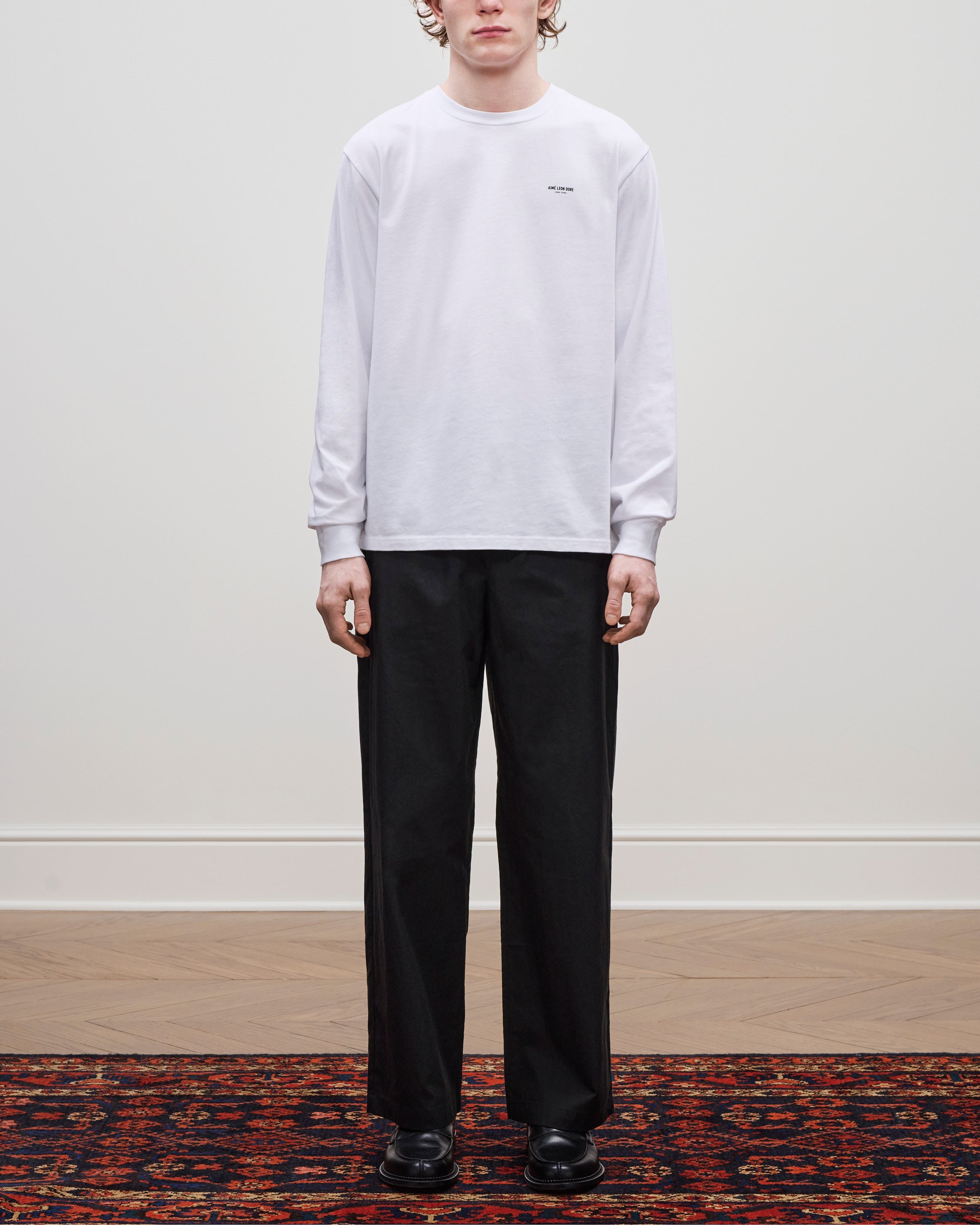 Elasticated Waist Gabardine Trouser