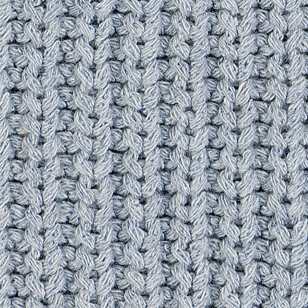 Knit Denim Crewneck Sweater