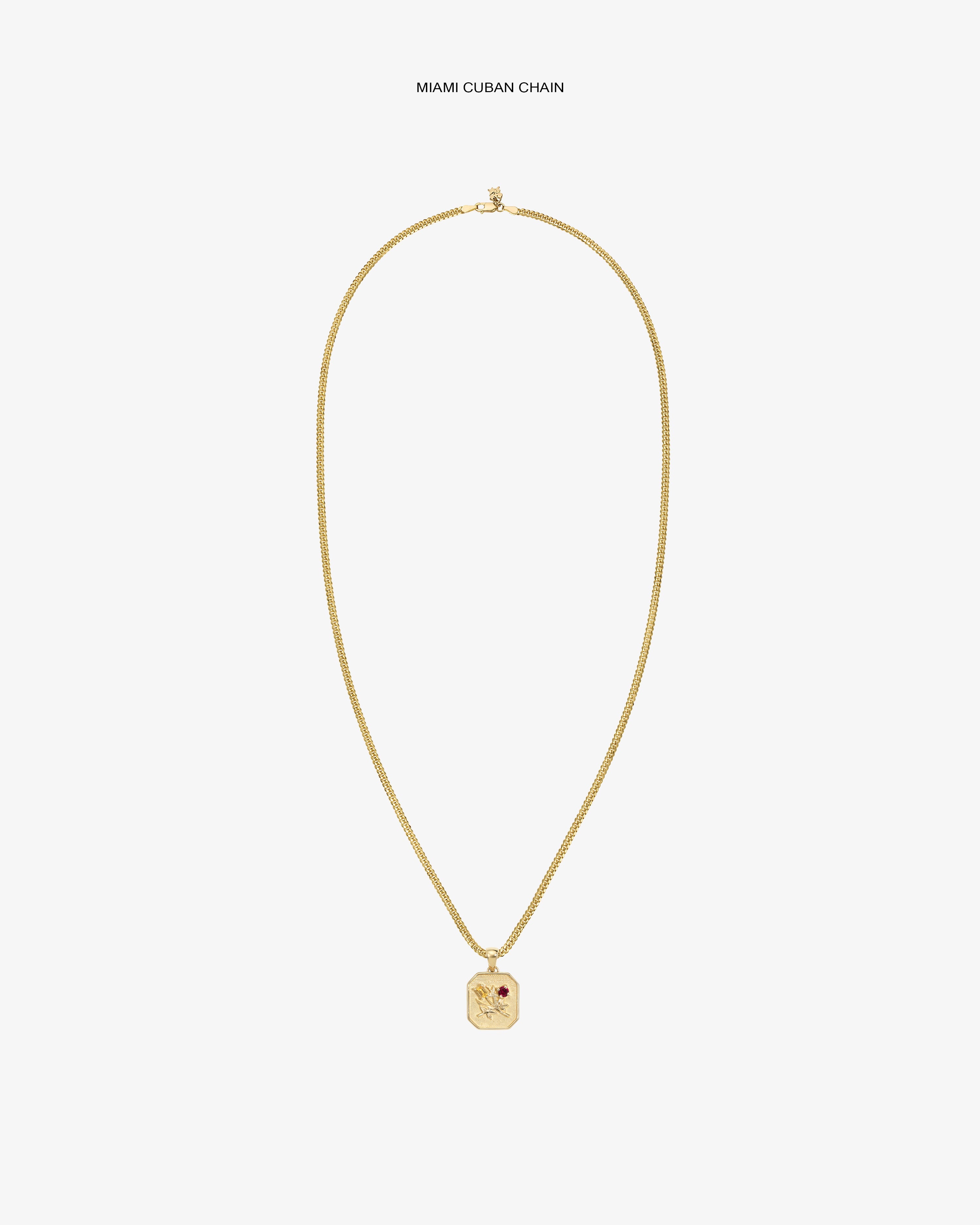 14Kt Gold Queens Crest Relief Pendant