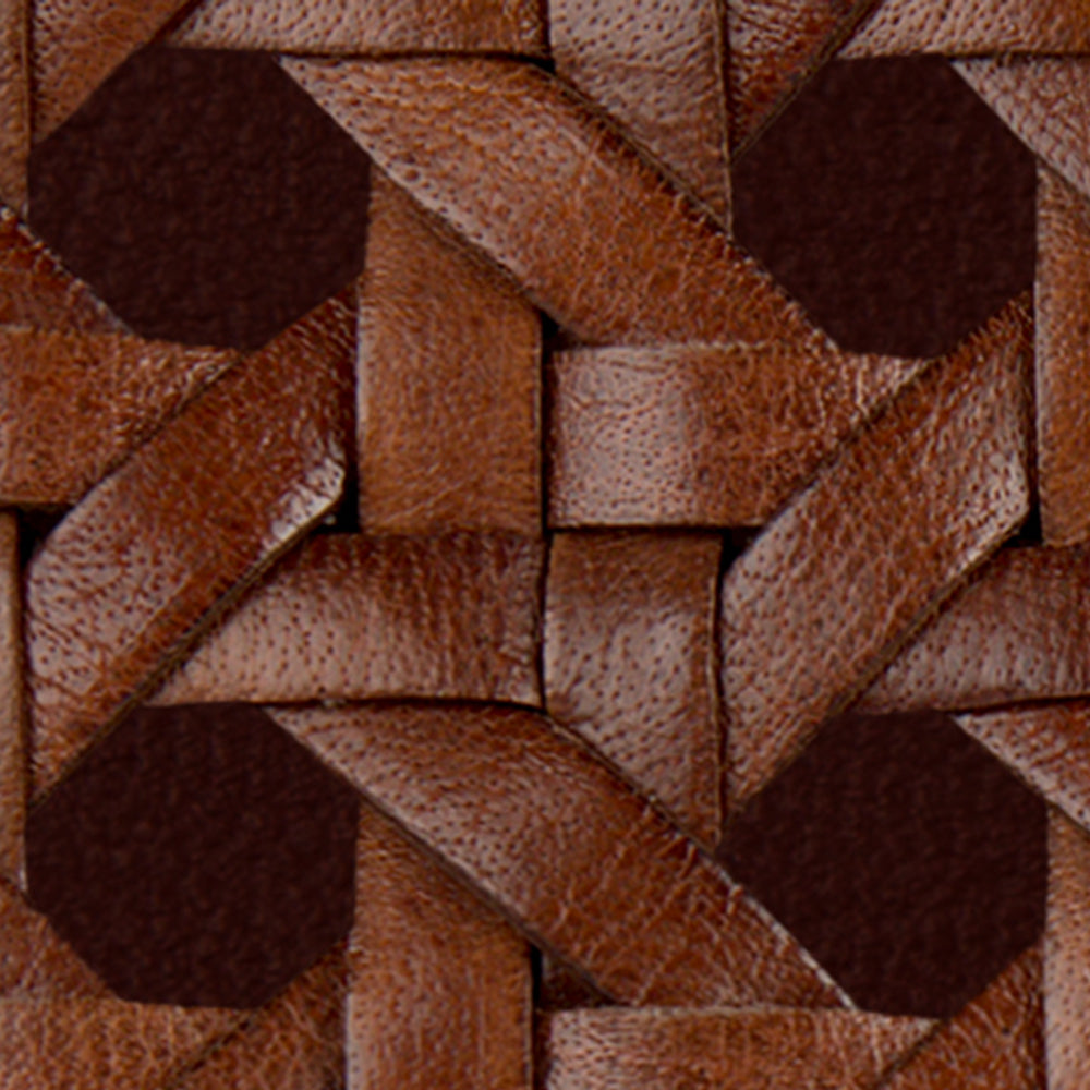 Woven Leather Tote Bag