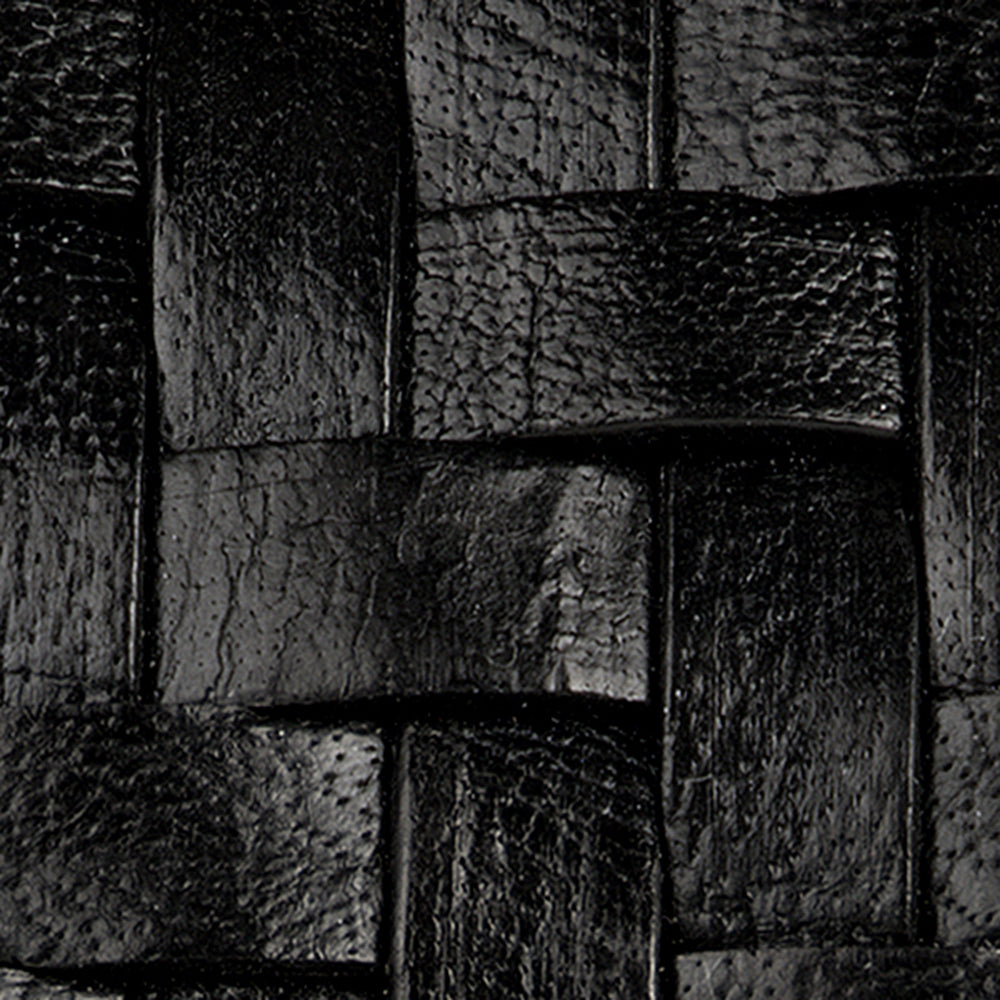 Woven Leather Shoulder Bag